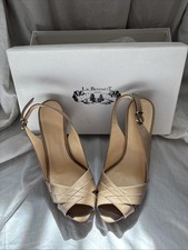 LK Bennett beige patent