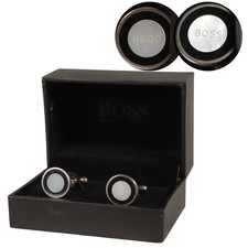Hugo Boss Round Cufflink