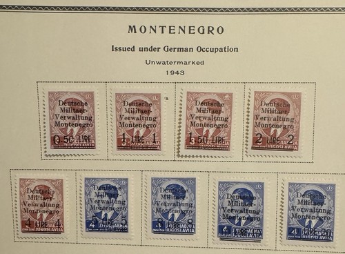 German occupation montenegro - german,