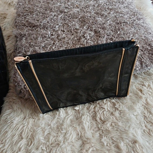 Primark black faux leather - faux,