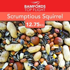Squirrel Food Mix 12.5kg Bamfords Scrumptious Nuts Seeds Vitamins Minerals