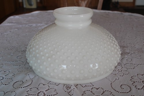 White milk glass hobnail - white,