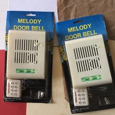 VINTAGE HAPPY  MELODY DOOR BELL  MUSICAL RETRO OLD SCHOOL SEALED UNTESTED