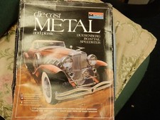 DIE CAST METAL/PLASTIC DUESENBERG BOATTAIL SPEEDSTER MODEL KIT 1978 NOS REF b2p