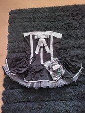 French Maid Costume Fancy Dress Size Medium