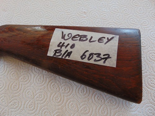Webley scott 410 stock - webley,