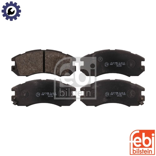 Brake pad set disc - set,