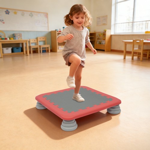 Kids sensory trampoline red - sensory,