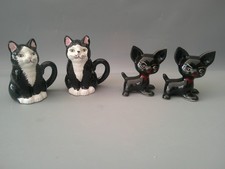 Vintage black cat salt &