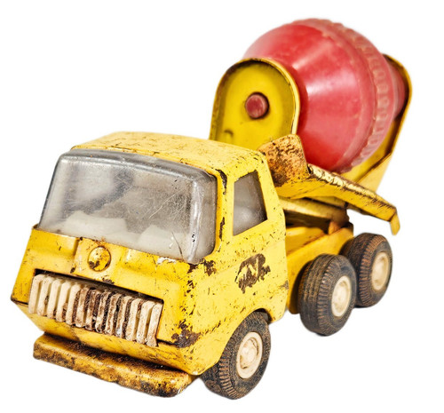 Tonka pressed steel yellow - pressed, &