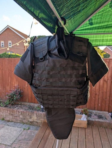 Airsoft plate carrier black - airsoft,