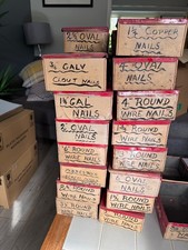 Single OXO tin vintage, painted both ends require cleaning