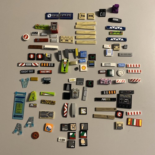 Lego printed and stickered - lego,
