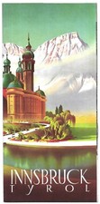 Vintage Innsbruck Tyrol Austria Travel Tourist Brochure Photo Images 1950s-1960s