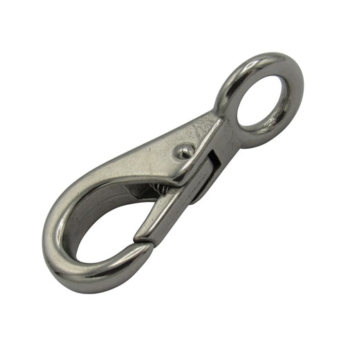 Stainless steel snap hook - stainless,