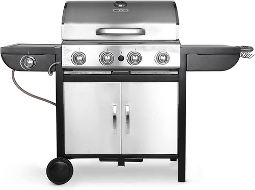 Gas bbq grill stainless - grill, steel