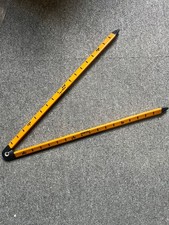 Vintage PPC Bendable Yardstick – Flexible Plastic Measuring Ruler – Retro Tool –