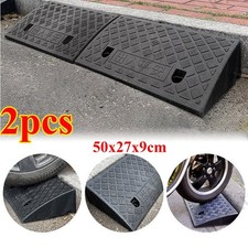 2X 50cm Heavy Duty Rubber Kerb