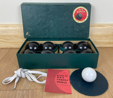 Brookes & Adams B&A Mini Carpet Bowls Set Vintage Made in England