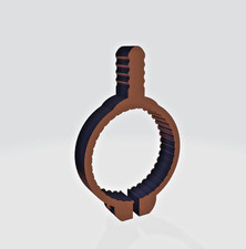 3D Printed Rifle Scope Zoom/Mag Lever Schmidt & Bender PM II-2 5-25x 56