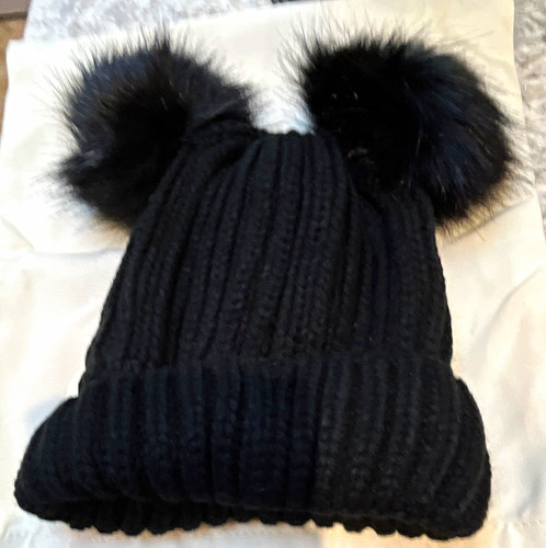 Creekstone black knit beanie - creekstone,