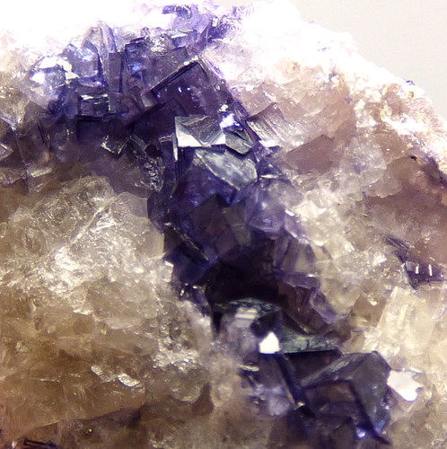 Blue john fluorite crystal - john,