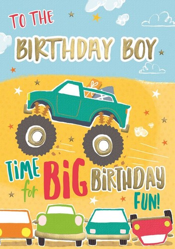 Juvenile birthday card young - juvenile,
