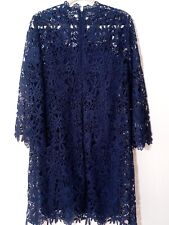 Next Navy Lace Dress Size 16 