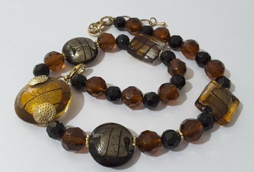 Vintage golden multi - , brown