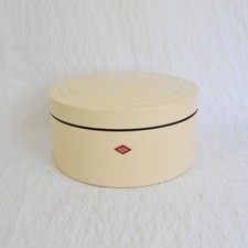 Wesco Cake Tin, Cream Round