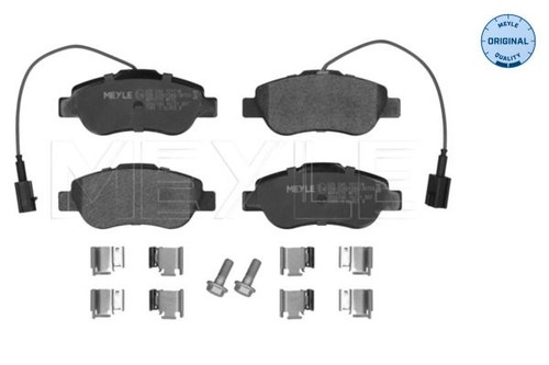 Front axle brake pad - front,