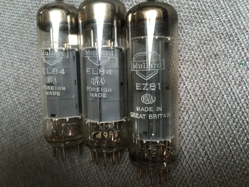 Mullard el84 and ez81 - mullard, taken