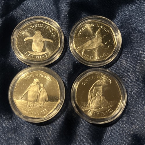 Falkland islands penguin 50p - falkland,