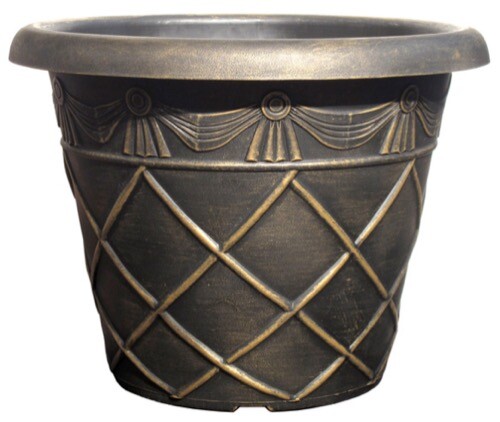 Large plant pot 46cm tuscany - large,