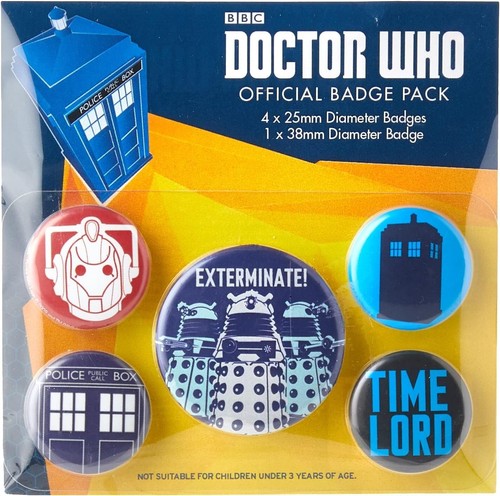 Bbc doctor who badge - bbc, pack