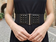 Y2K Wide Elastic Cinch Belt