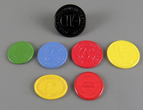 Scottish tokens 4 x - co-op,