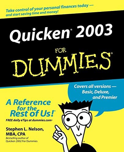 Quicken 2003 for dummies - quicken,