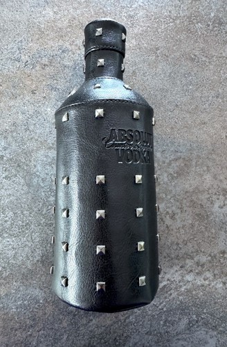 Absolut vodka studded leather - vodka,