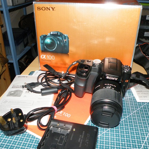 Sony alpha a100k dslr - alpha, with