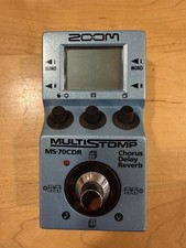 Zoom MS-70CDR MultiStomp Guitar Pedal Chorus/Delay/Reverb Multi-Effects