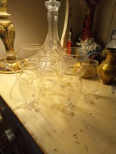 Port liqueur sipper glasses - or,