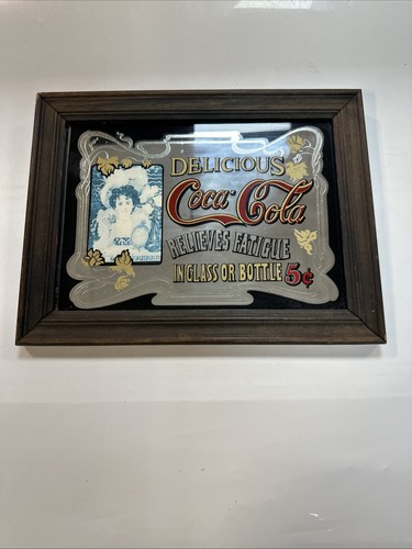 Framed coca cola - framed, mirror