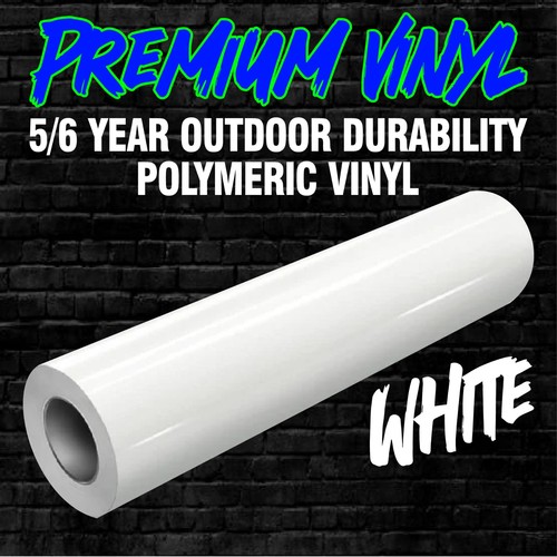 White gloss vinyl wrap - white,