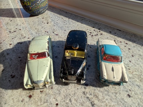 Three 1960s corgi cars - three,