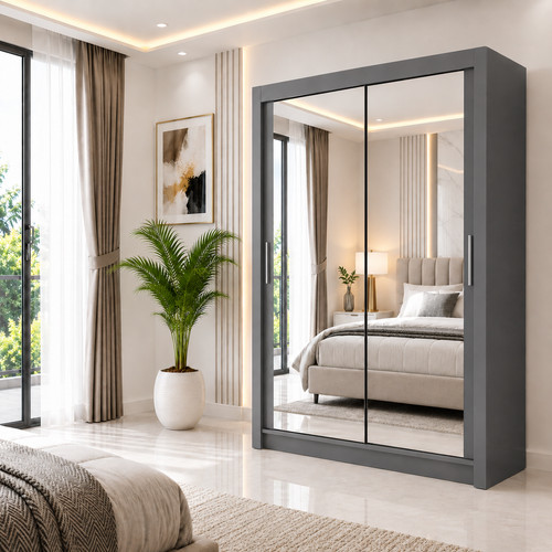 Milan mirrored sliding - mirrored, 2&3