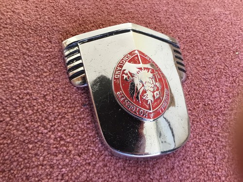 Vintage car badge vauxhall - vintage,