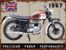 Triumph 1967 Retro tin metal