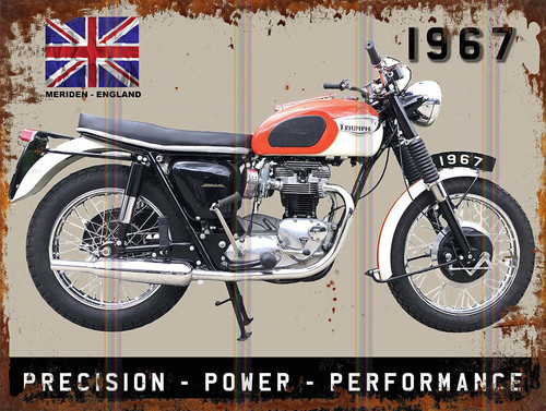 Triumph 1967 retro - 1967, tin