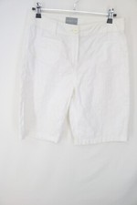 M&S Per Una Shorts White Linen